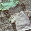 Remera de algodón con mangas de brodery