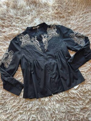 Camisa Poplin Bordada