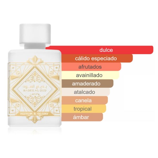 Bade’e al oud honor y glory de Lattafa dep de 100ml