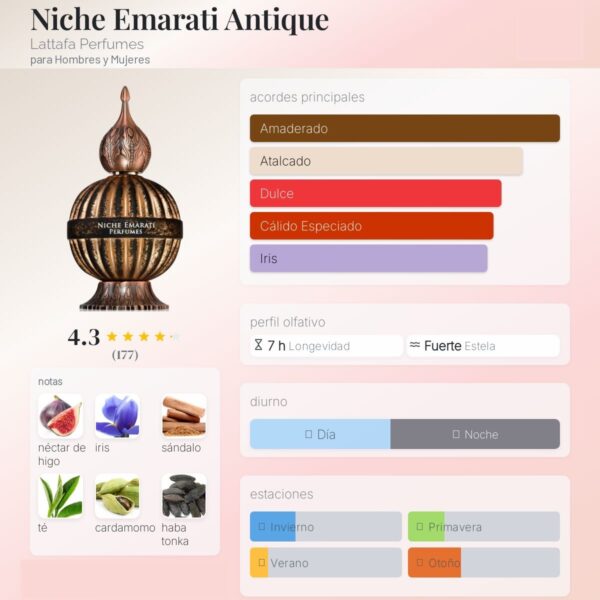 Antique de Lattafa EDP de 100ml