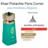 Khair Pistachio de paris córner EDP de 100