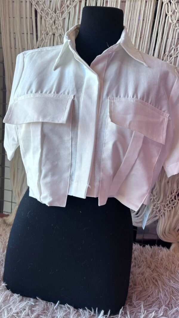 Camisa Cropped Talle único
