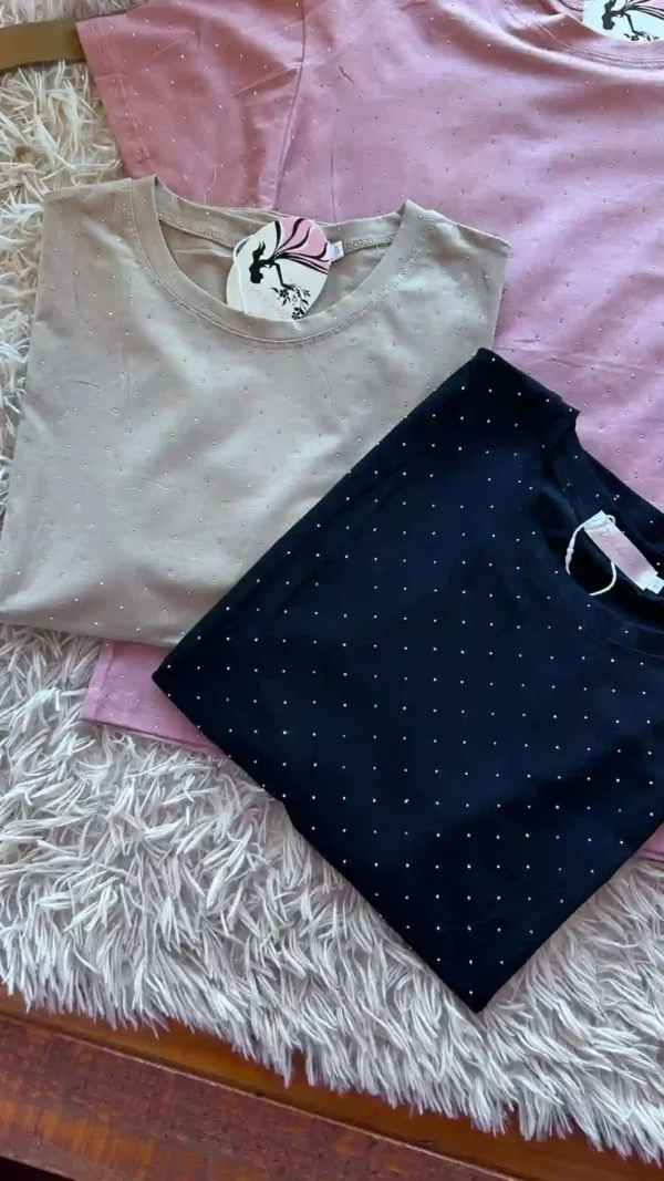 Remeras de algodón con lycra