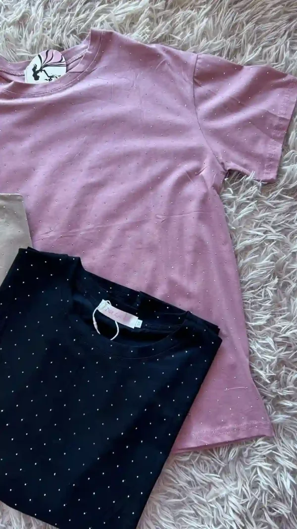 Remeras de algodón con lycra