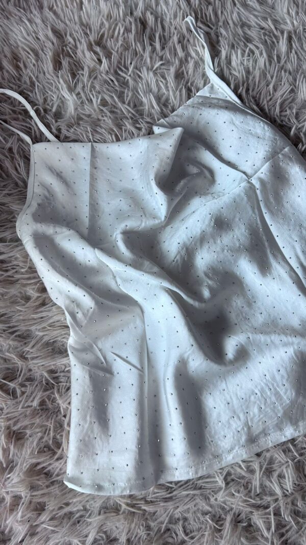 Lenceras cuello bote con brillos