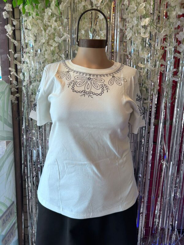 Remra Algodón/Lycra Bordada