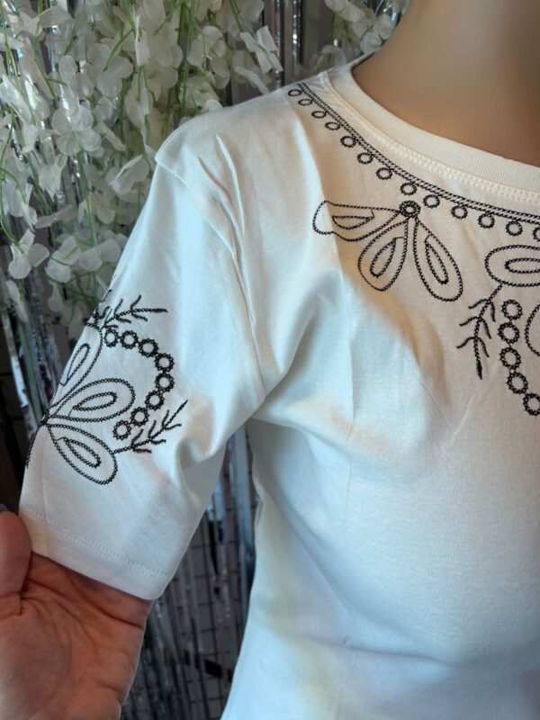 Remra Algodón/Lycra Bordada