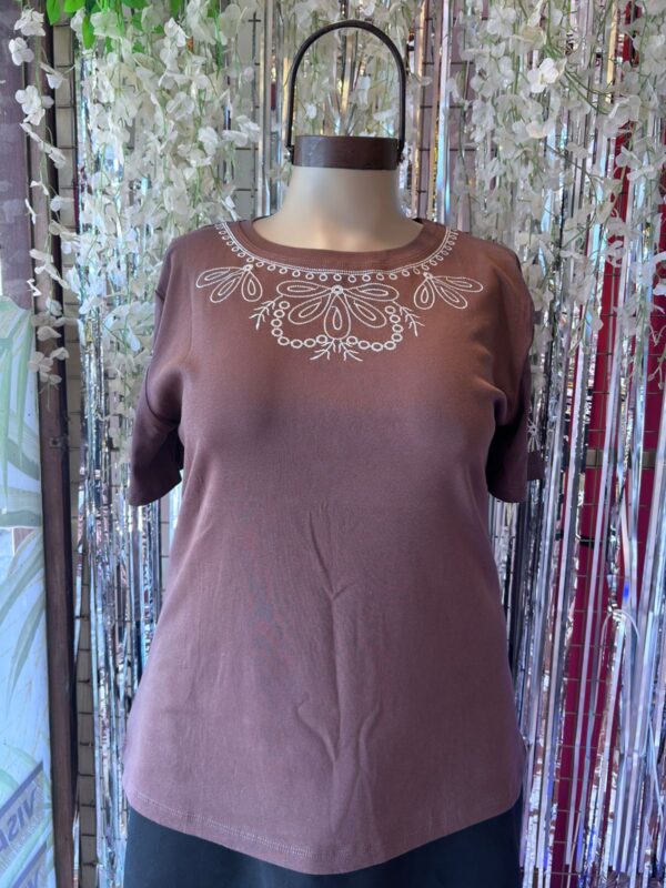 Remra Algodón/Lycra Bordada