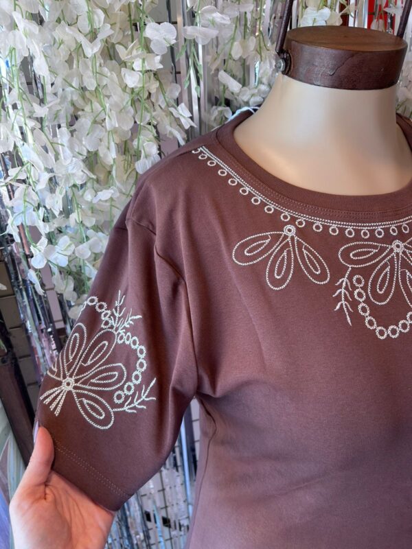 Remra Algodón/Lycra Bordada