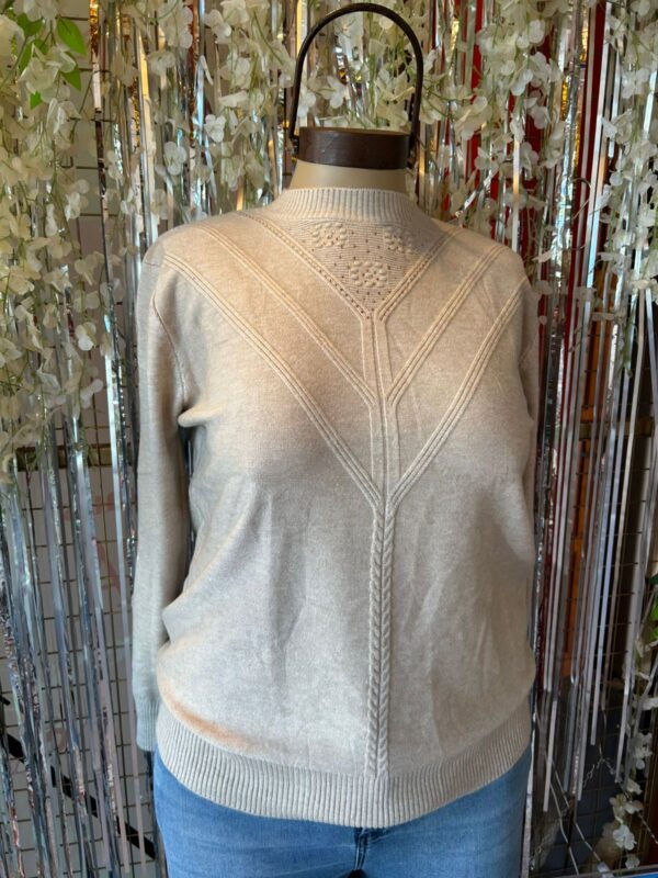 Sweater de Hilo Premium con Apliques