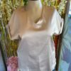 Blusa de Gasa con Aplique Desmontable