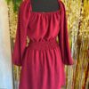 Vestido Corto con Escote Cruzado